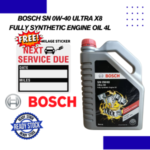 【100% Manufacturer Product】BOSCH 0W-40 MotorOil Genuine Engine Oil 车 黑油 润滑油 机油 发动机油Minyak HitamMinyakTulen MinyakKereta