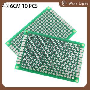 Warm Light 1 10Pcs Double-Sided Universal Board Hole Board Universal Board Student Welding Experiment Board Pcb Circuit Prototype Board