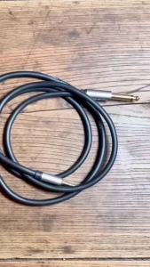 WH 3.5 mm Stereo to 6.35 mm Mono Audio Cable 24K Gold-Plated Plated Terminal Zinc Alloy Housing 3.5mm 1/8" Male TRS to 6.35mm 1/4" Male Mono TRS  Stereo AUX Cable