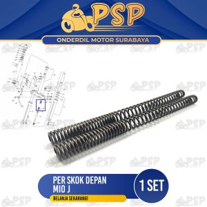 Per Skok Depan Mio J (Harga Per Set Isi 2) - Peer Pir Ver Dalam As Linggis Sok Shockbreaker Depan
