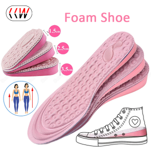 CCW แม่แบบพื้นรองเท้าเพิ่มความสูงของผู้หญิงรองเท้าพื้นในรองเท้าเพิ่มความสูงทําจากโฟมเมมโมรี่สําหรับเท้าพื้นรองเท้าเพิ่มความสูงสําหรับผู้หญิง