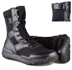 Mens WHDZA2 Black Desert Combat BootsTactical Military Hiking BootsLace up Outdoor Mens Trecking Boots Lightweight Ankle Work Autumn Boots (BlackTan) - intl