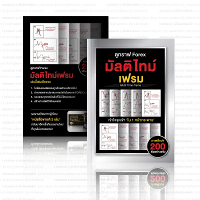 หนังสือ ดูกราฟ Forex มัลติไทม์เฟรม ( เล่ม 1 ) Forexทองคริปโต