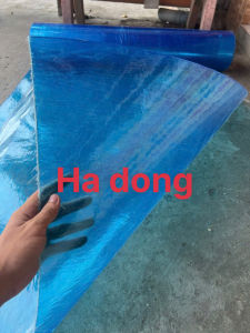 (Khổ cao 1m x dày 8zem) Tôn nhựa lấy ánh sáng màu xanh che nắng mưa chất lượng