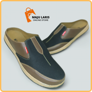 Sepatu Pria Selop Slop Bustong Diskon Besar Sendal Shoes Trendy Kekinian