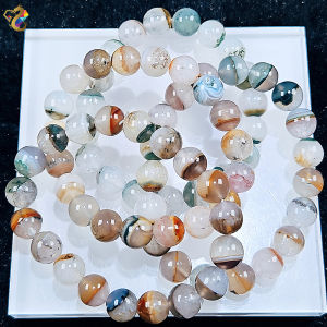 Rare Natural Brazil Duo Bao Wealth Bowl Agate Bracelet