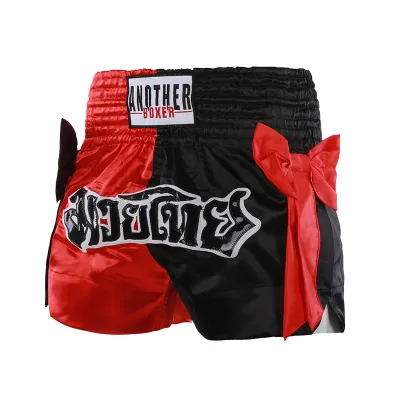 Anotherboxer กางเกงออกกำลังกายขาสั้นแบบไทยสำหรับเด็กผู้ใหญ่กางเกงคาราเต้แฟชั่นผีเสื้อกางเกงกางเกงต่อสู้การออกกำลังกายยิมการอบรม