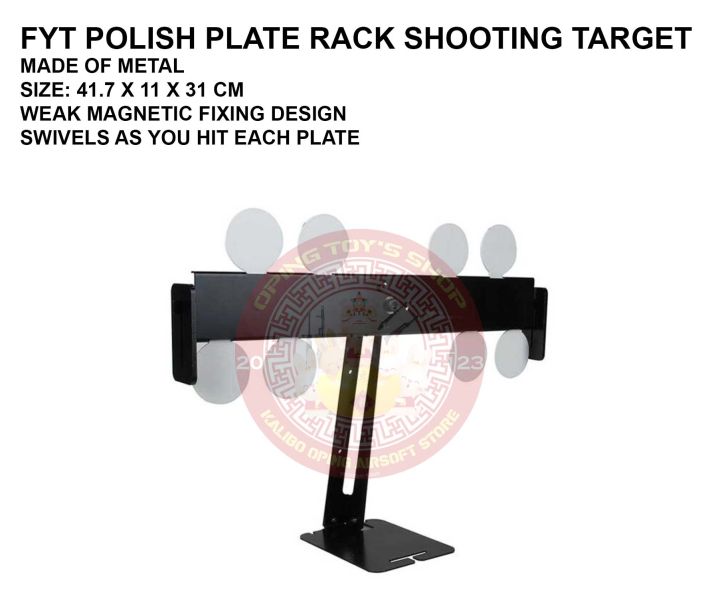 FYT POLISH PLATE RACK SHOOTING TARGET | Lazada PH