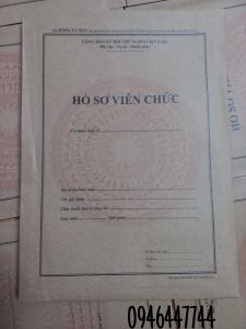 Bộ hồ sơ viên chức theo Thông tư số 07/2019/TT-BNV ngày 01/6/2019 của Bộ trưởng bộ Nội Vụ