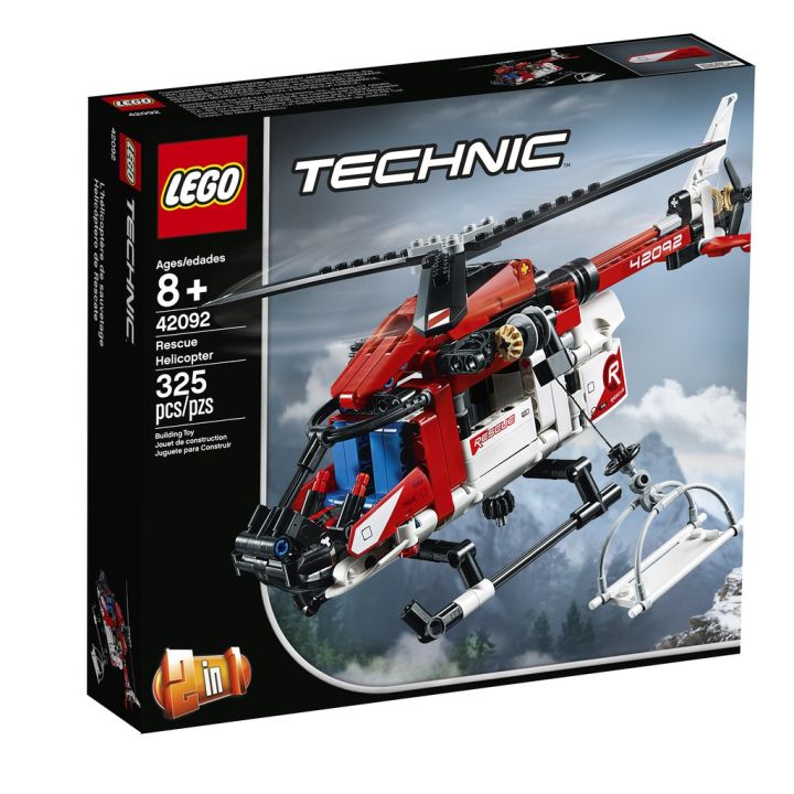 Lego Technic 42092 Rescue Helicopter Years Old Building Set Max