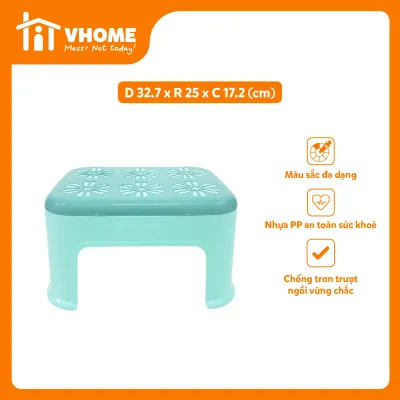 Ghế Đẩu Nhựa Ghế Nhựa Thấp Ghế Nhà Tắm Chống Trượt Nhựa VĨ HƯNG