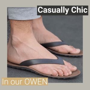 Men Anti Slip Waterproof Flipflops Sandal-Design Owen-Durable/ Ecofriendly- Camou Sandal