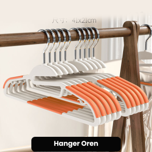Mainland Gantungan Baju 1pcs Hanger Baju Dewasa Gantungan Baju Karet Gerigi Tidak Licin Gantungan Baju Lentur Tahan Lama Hanger Anti Slip Gantungan Baju Aesthetic HSB702