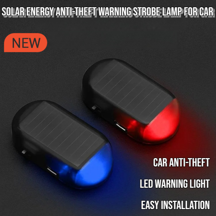 Solar strobe light universal modified wiringfree car alarm Car Stealth ...