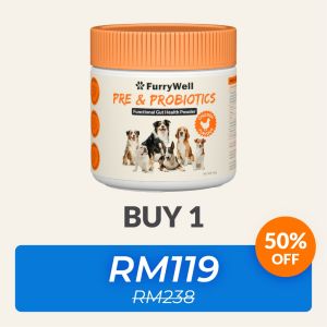 Buy 3 get 1 FurryWell Gut Restore Powder for Dogs Restore immunity gut balance skin & digestive health(150g) Limited-Time Flash Sale