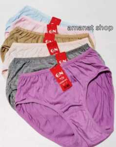 12PCS CELANA DALAM WANITA GOLDEN NICK WARNA MUDA M L XL XXL