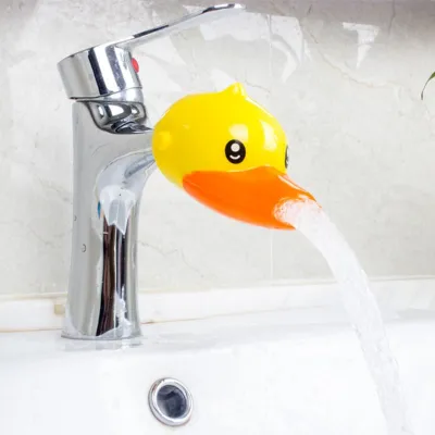 【SG】Kid Faucet Extender Sink Accessories Silicone Water Tap Extender Hand Washing Faucet Chute Extender