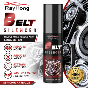 100ML Car Engine Belt Spray Silencer Sprayer Cleaner Anti Aging Noise Reduce Eliminator Car Care Solution
