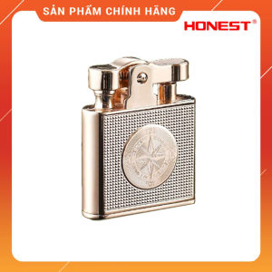 Hộp Quẹt Bật Lửa Xăng Đá Honest BCZ 707 Thiết Kế Độc Lạ Nhỏ Gọn Sang Trọng - Dùng Xăng Bấc Đá Zippo Cao Cấp (KHÔNG CHỨA XĂNG GAS)
