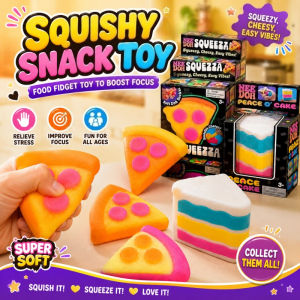 Pizza Squeeze Fidget Toy Super Stretch Slow Rebound Stress Relief Fidget Toy Kids TPR Sensory Toy