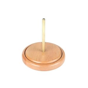 FOUNDTWO Quay Giá đỡ sợi gỗ Xoay Thuận tiện Giá sợi Máy cuộn Bóng len Ống chỉ Móc