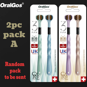 Three-Sided Soft Toothbrush Adult Kids Toothbrush Ultra Fine Soft Bristle Oral Care Safety Teeth Brush for Oral Health