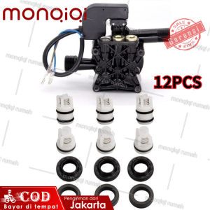 12Pcs Oil Seal Water Seal Inlet Valve Outlet Valve Klep Kecil Besar Jet Cleaner High Pressure
