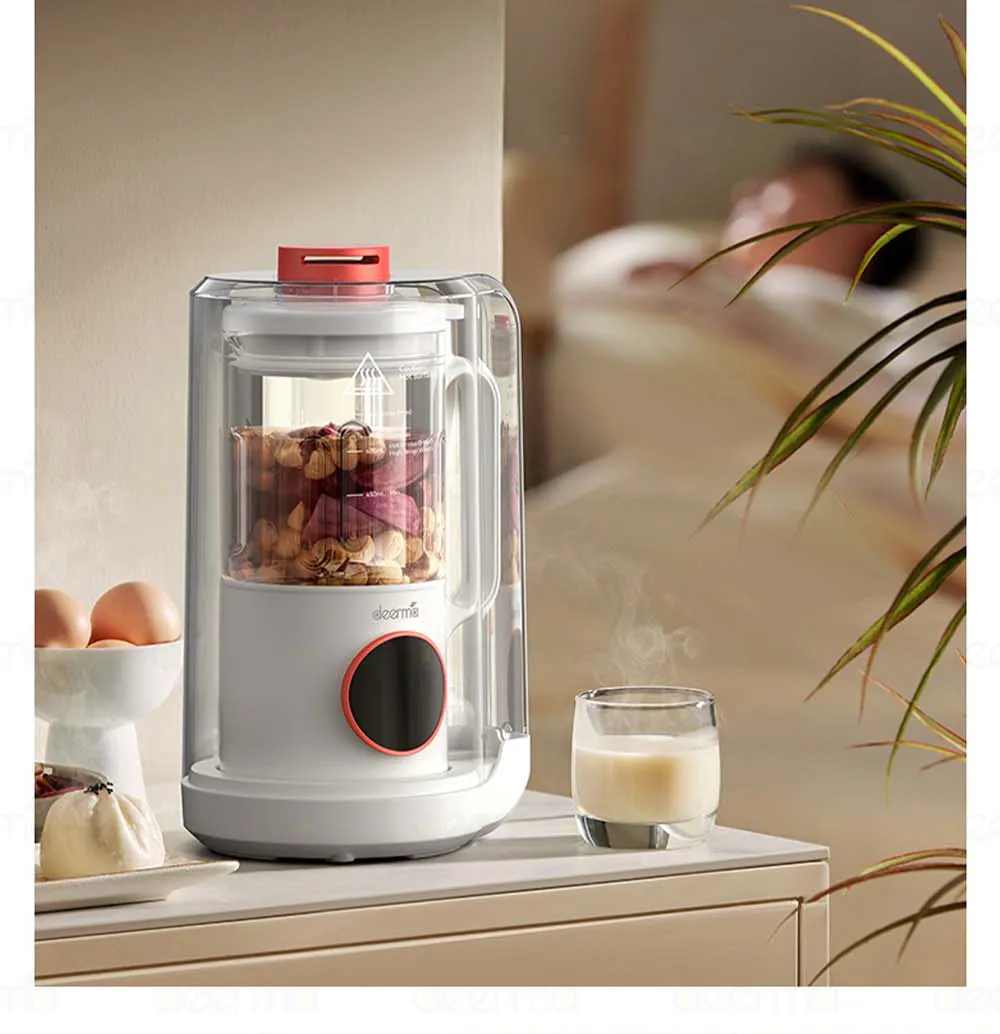 Deerma NU500W เครื่องทำน้ำเต้าหู้ Soymilk Maker เครื่องปั่น เสียงเงียบ อัจฉริยะทำความสะอาดอัตโนมัติ 5 ฟังก์ชัน