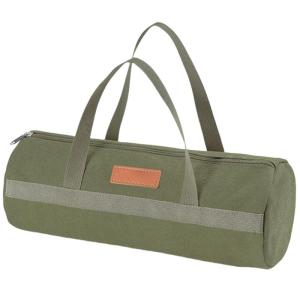 Canvas Tent Stake Bag Outdoor Camping Ground Nails Bag Portable Ground Nails Storage Bag for Tent Peg & Camping Hammer