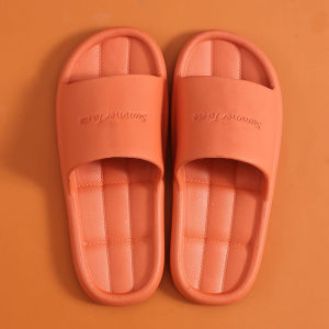 [Free Shipping] WomenS Slippers For Home Hotel Indoor Use Couples Flat Slippers Simple Bathroom Slippers Non-Slip EVA Shoes