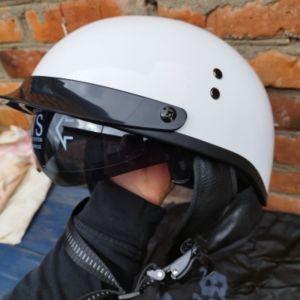 Black Vintage Motorcycle Open Face Helmet Dot Approved Half Retro Moto Casco Motociclistas Capacete2026