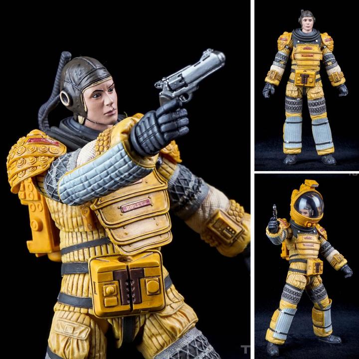Model โมเดล Figure Action จากหนังดังเรื่อง NECA Aliens Isolation ...