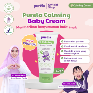 Purela by Reglow Calming Baby Cream - Membantu Menghangatkan Bayi dan Mengatasi Perut Kembung