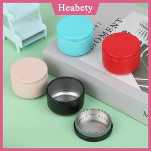 Heabety 5.4Cm Xách Tay Màu Rắn Mini Hộp Thiếc Trà Kín Jar Đóng Gói Hộp Đồ Trang Sức Kẹo Lưu Trữ Nhỏ Có Thể Đồng Xu Bông Tai Tai Tai Nghe Quà Tặng Trường Hợp