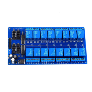 5V/12V/24V Microcontrollers Interface Power Relays Shield Module 16 Channel Relays Module Board