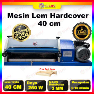 Mesin Lem Kertas 27 / 40 / 60 / 70 cm Otomatis - Alat Lem Hard Cover Karton Buku Nota Undangan