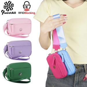 Royal Bagger Waterproof RFID Coin Purse for Women Lightweight Nylon Travel Wallet with Wristlet Multi-Zipper Card Holder 9102