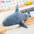 【Ready Stock】鲨鱼手偶 plushie soft toy bantal peluk comel 抱枕 plushie Super Huge Birthday Gifts Stuffed Toys Bite Shark For Children Soft Shark Plush Toys Stuffed. 