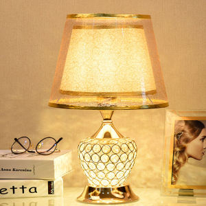 Modern LED Table Lamp Crystal  LED Desk Lamp BedroomBedsidelampu Belajar Lampu Meja Desk Lamp Hadiah Wedding Gift
