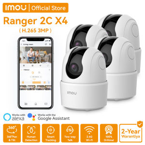 IMOU Ranger 2C ×4PCS Indoor Security Camera CCTV Camera IP Secruity Camera Baby / Pet Monitor | Night Vision | 2-Way Audio