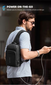 MARK RYDEN Anti-thief Sling Bag: A Fashionable & Waterproof Men's Chest Bag