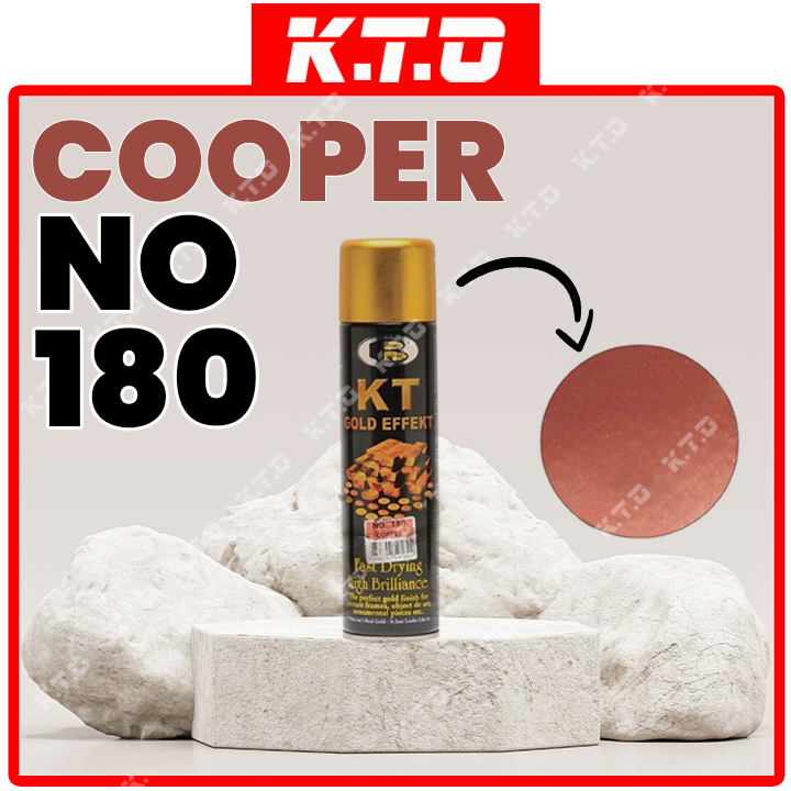 Bosny KT Gold Effect Chrome Spray Paint Aerosol Handcraft Automative