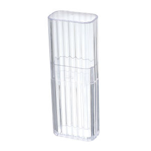 กล่องเก็บของขนาดเล็ก กล่องจัดเก็บโปร่งใสแบบพกพาสำหรับสำลี ยาพลาสเตอร์ ไหมขัดฟัน ไม้จิ้มฟัน พร้อมฝาปิด กล่องจัดระเบียบแบบพกพา