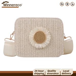 【Winnereco】 กระเป๋าสะพายข้างผู้หญิงดีไซน์ทันสมัยทำจาก PU พร้อมสายปรับได้สำหรับการใช้งานประจำวัน