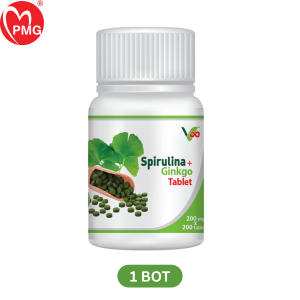 [V-INFINITY] Spirulina Ginkgo Tablet (200 mg x 200 tablets) - boost immune & memory blood circulation