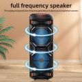 RED DIAMOND Bluetooth speaker, portable audio, high-power 30-watt RGB light, large-capacity subwoofer. 