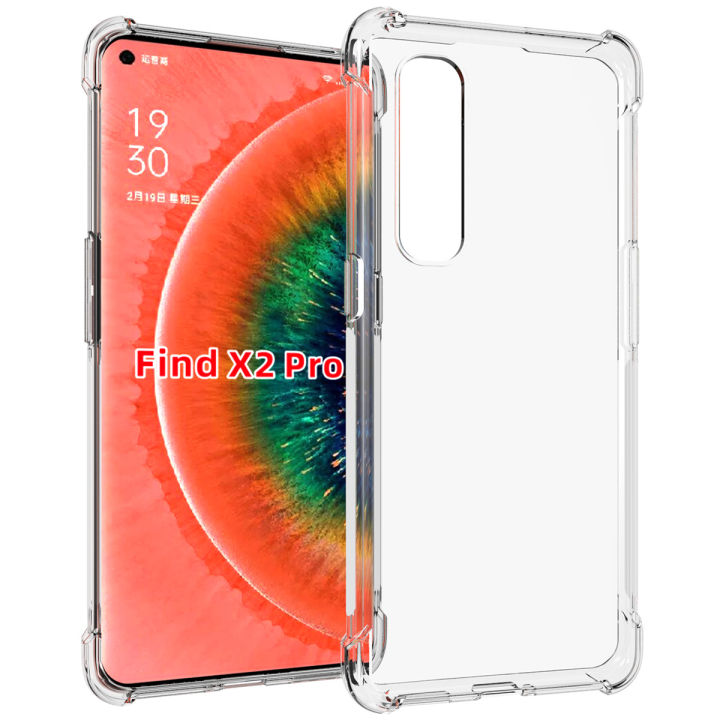 OPPO Find X2 Pro Case WindCase Transparent Soft Gel TPU Reinforced