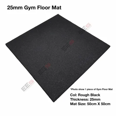 1 PIECE X 25MM GYM FLOOR MAT - GYMFIT SQ/ 50CM X 50CM/ SUITABLE FOR GYM ROOM & PLAYGROUND