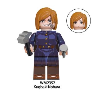 Jujutsu Kaisen Minifigures Japanese Cartoon Itadori Yuji Building Blocks Toys