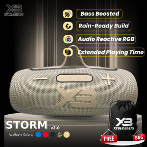 XB209 (STORM) Bluetooth Speaker | Portable Wireless Speaker with Powerful Bass Clear Sound & 4000mAh Battery